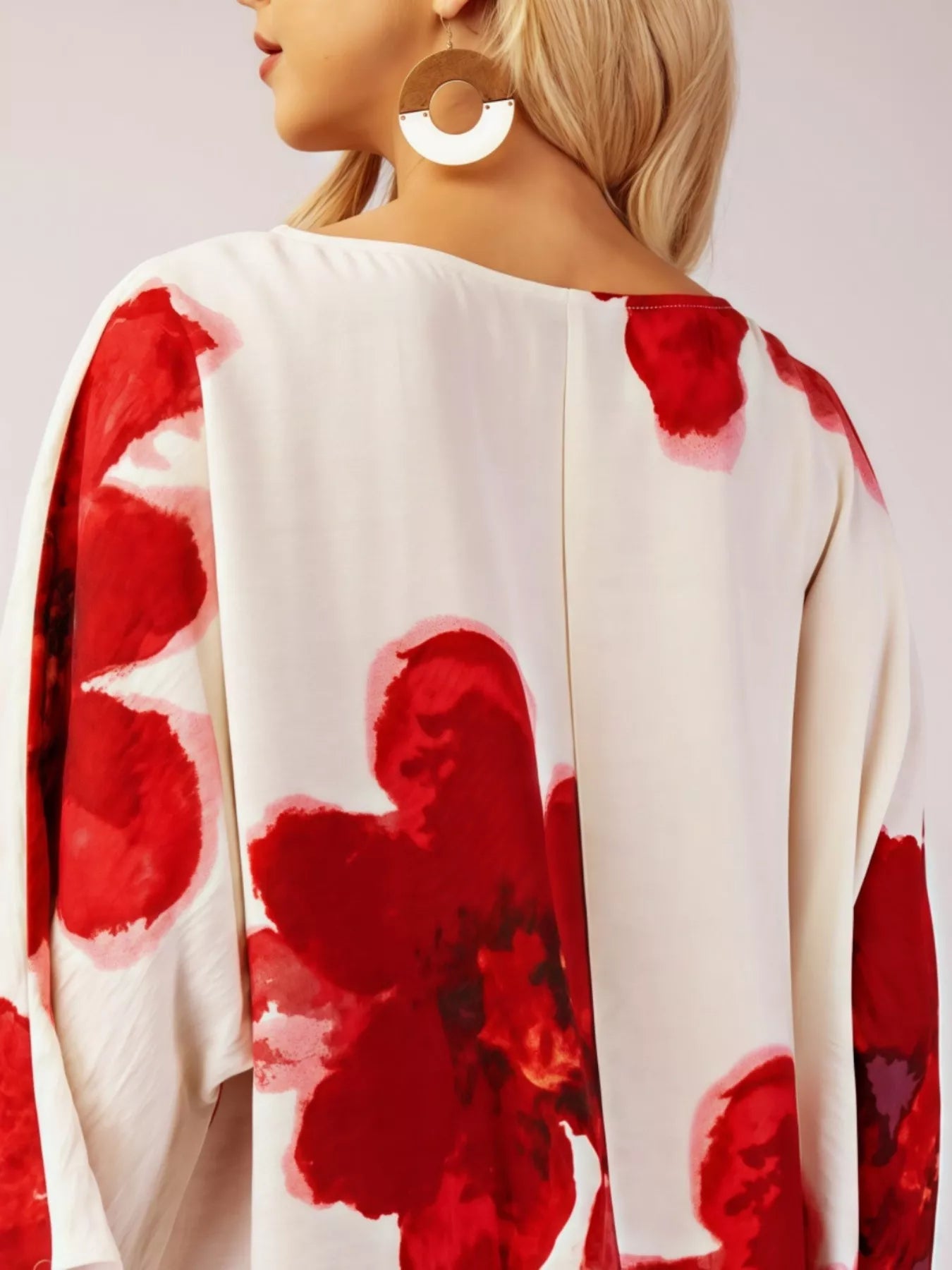 Floral Print Round Neck Dress