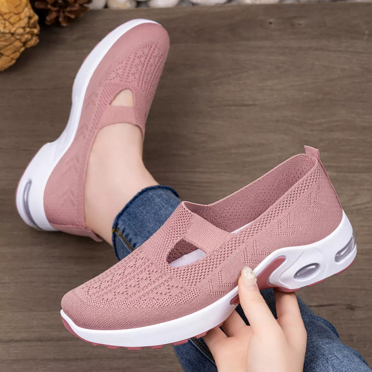 Round Toe Slip-Ons