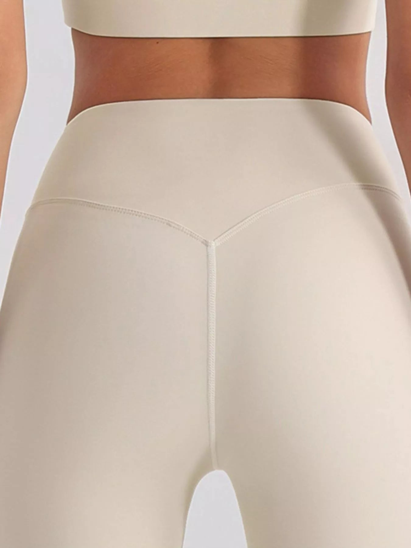 Seamless Criss-Cross V-Neck Tank and Leggings Active Set