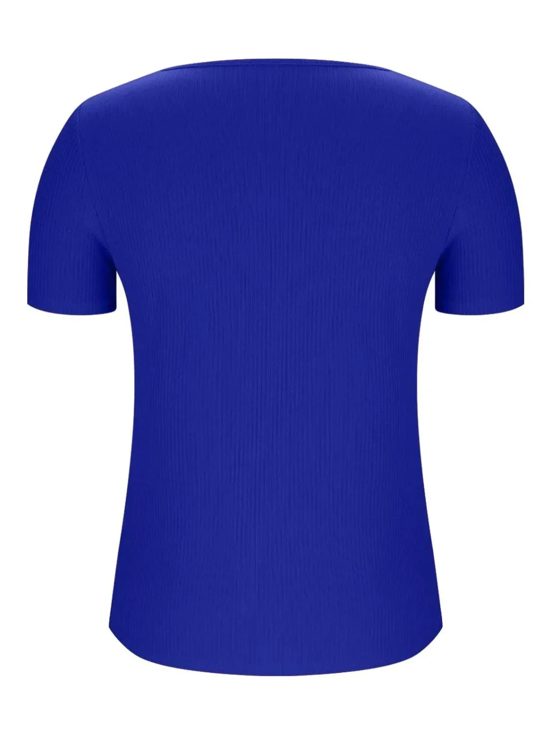 Solid V-Neck Short Sleeve T-Shirt