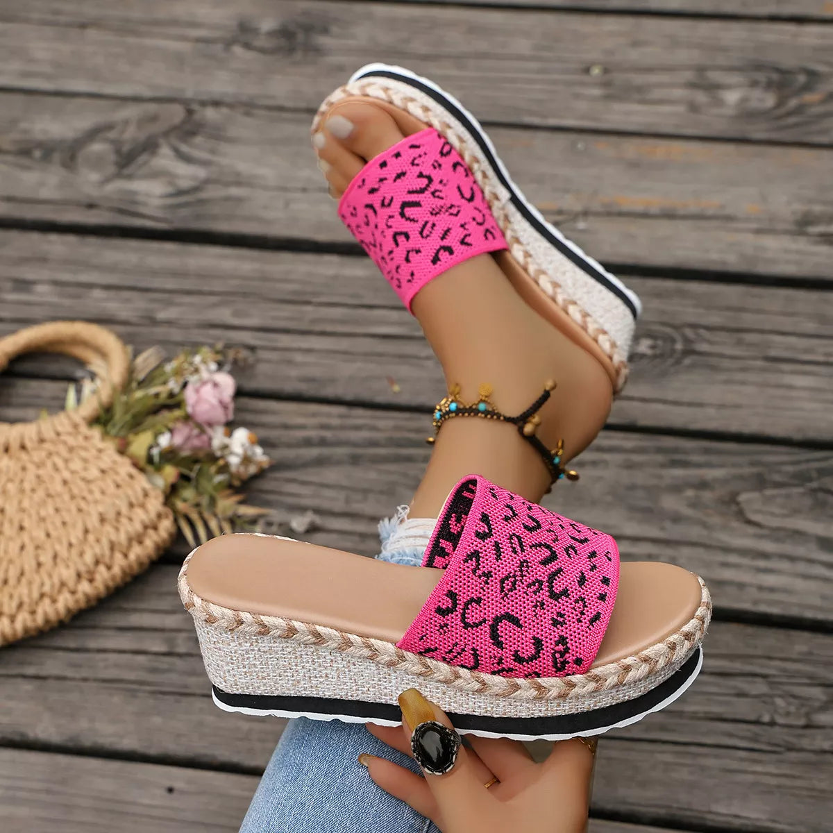 Open Toe Platform Sandals