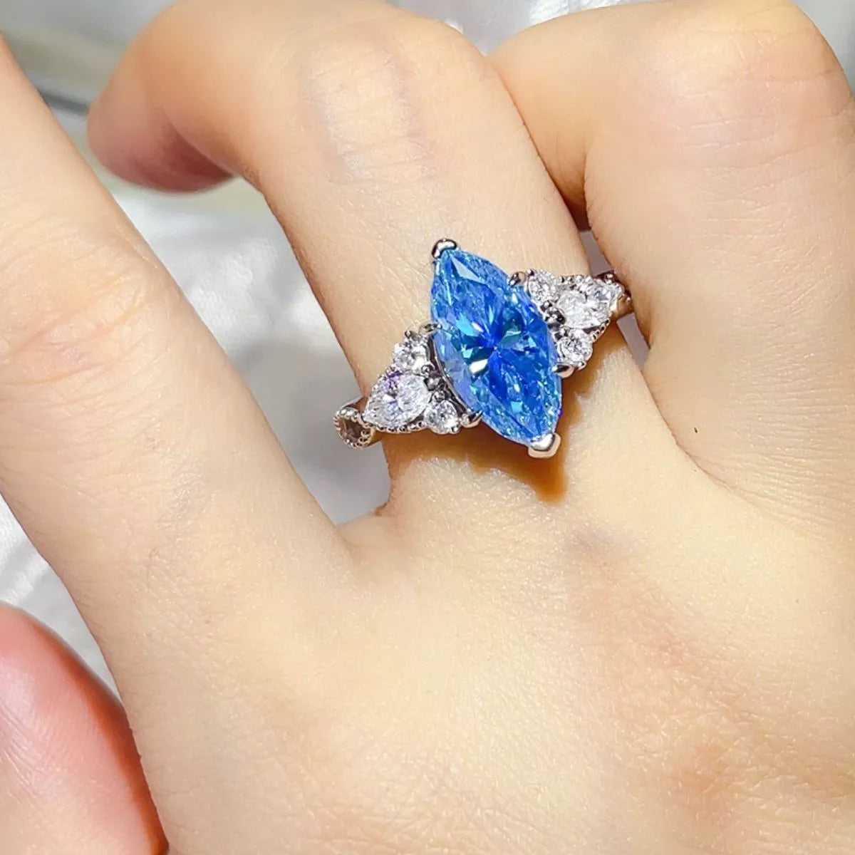 3 Carat Moissanite 925 Sterling Silver Ring