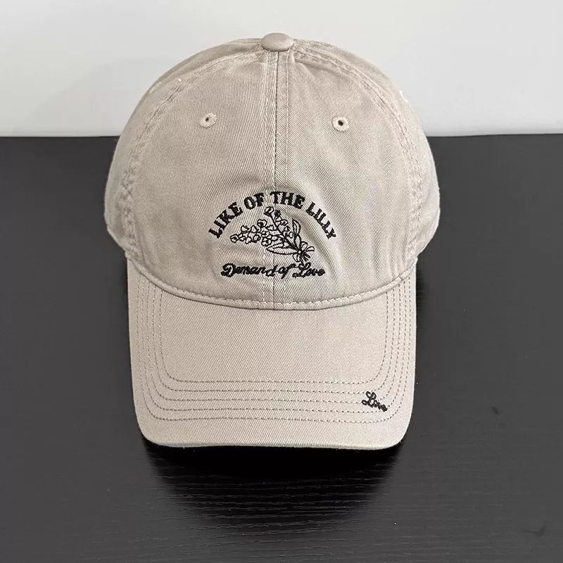 Embroidered Cotton Baseball Cap