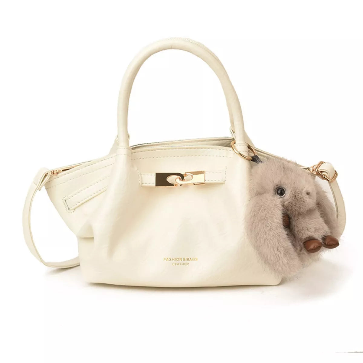 Top Handle Leather Handbag