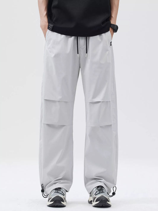 Men's Full Size Relaxed Fit Drawstring Pants Plus Size