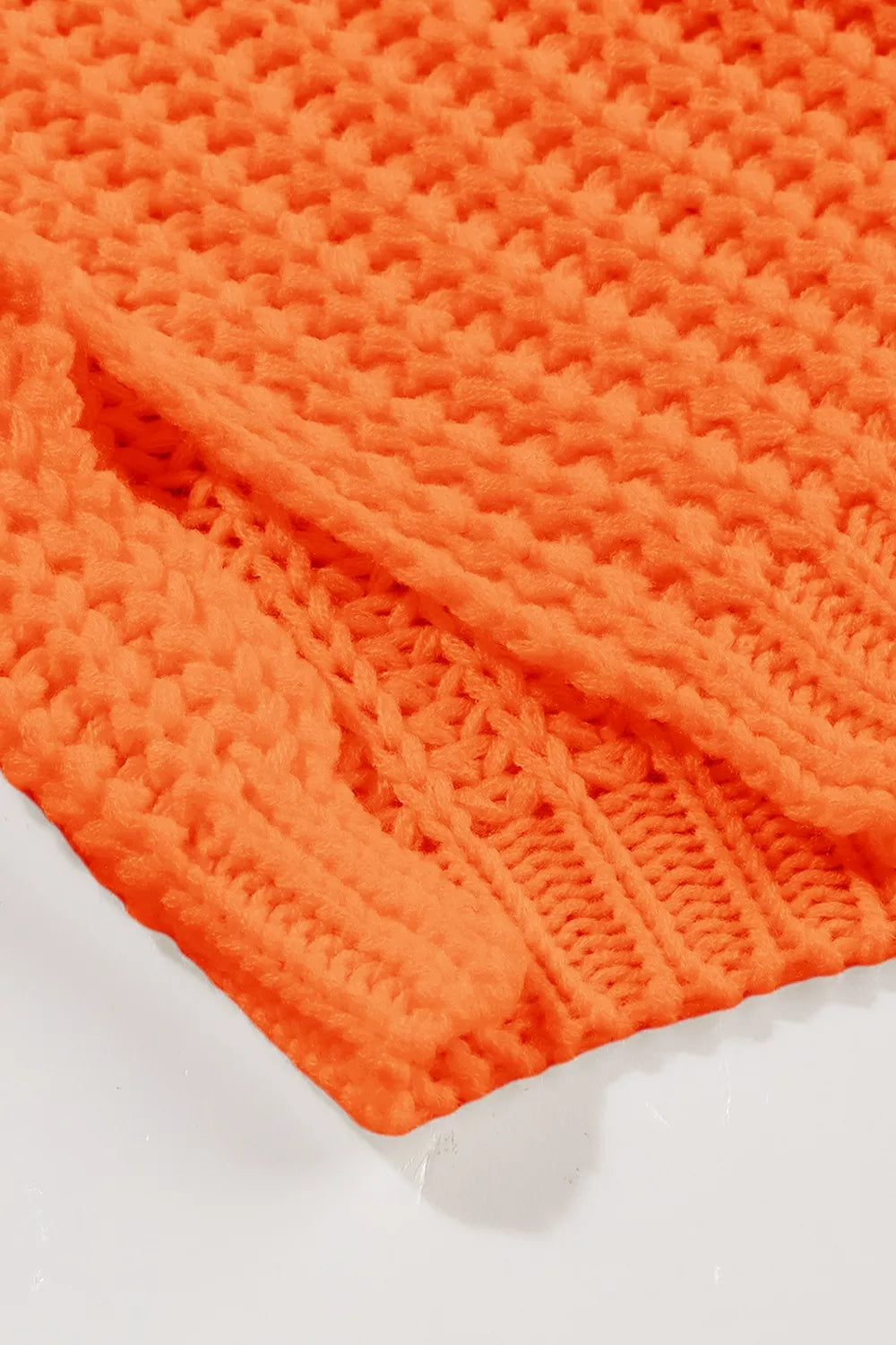 Chunky Knit Dropped Shoulder Sweater