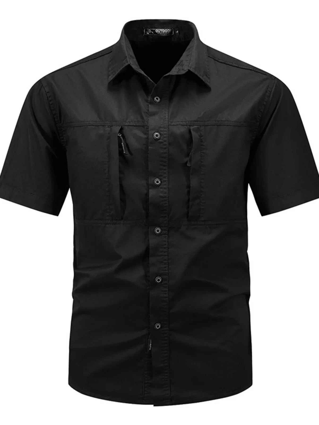 Men's Plus Size Casual Short Sleeve Shirt