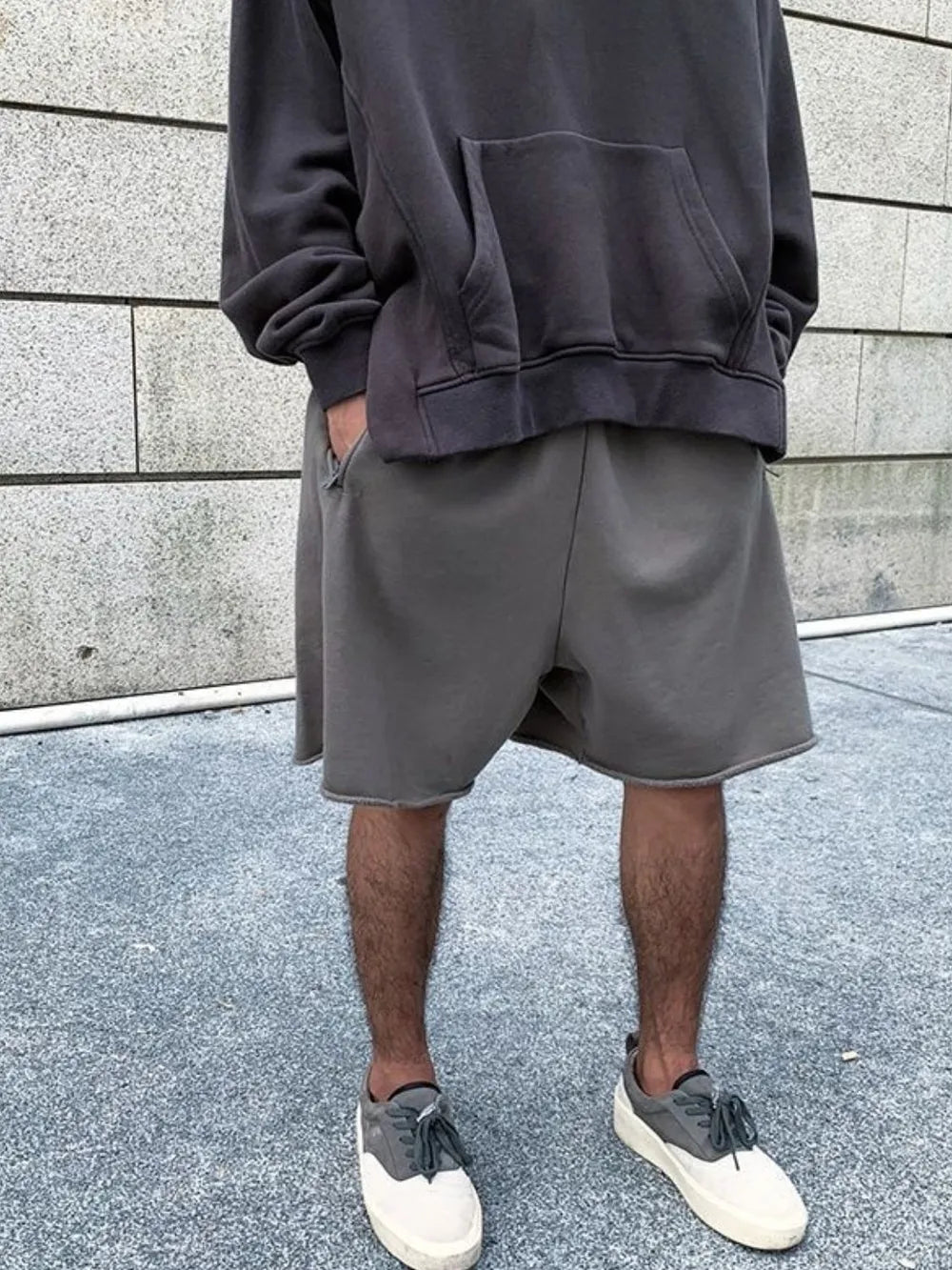 Men's Plus Size Elastic Waist Shorts