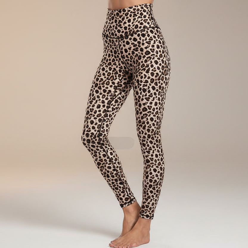 Women’s High Waist Printed Workout Leggings for Yoga, Running & Fitness