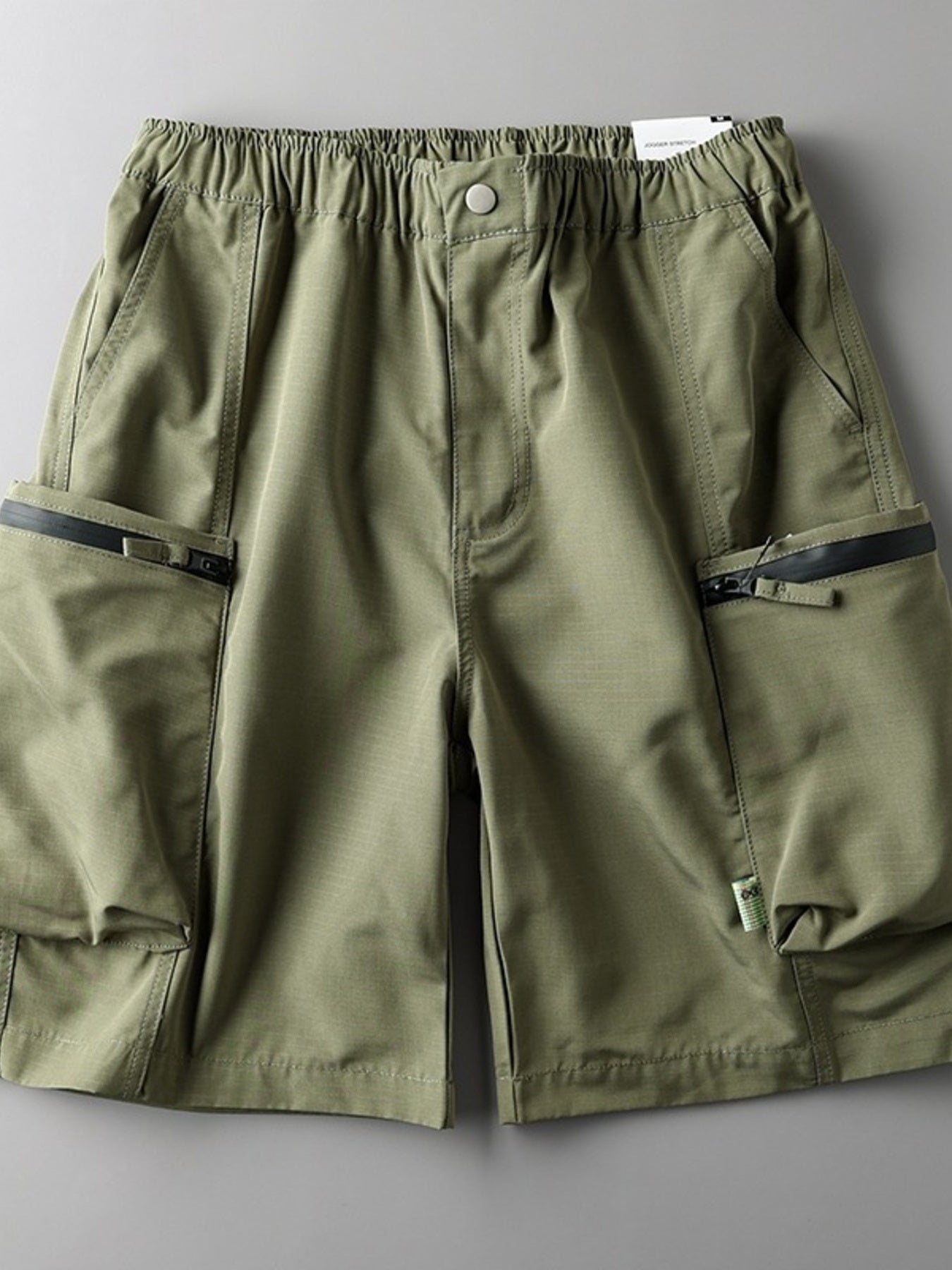 Men's Plus Size Cargo Pocket Relaxed Fit Shorts
