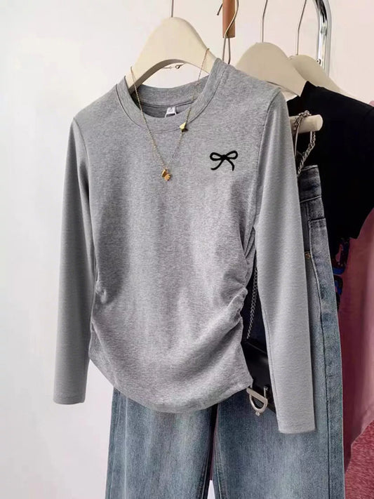 Bow Long Sleeve T-Shirt