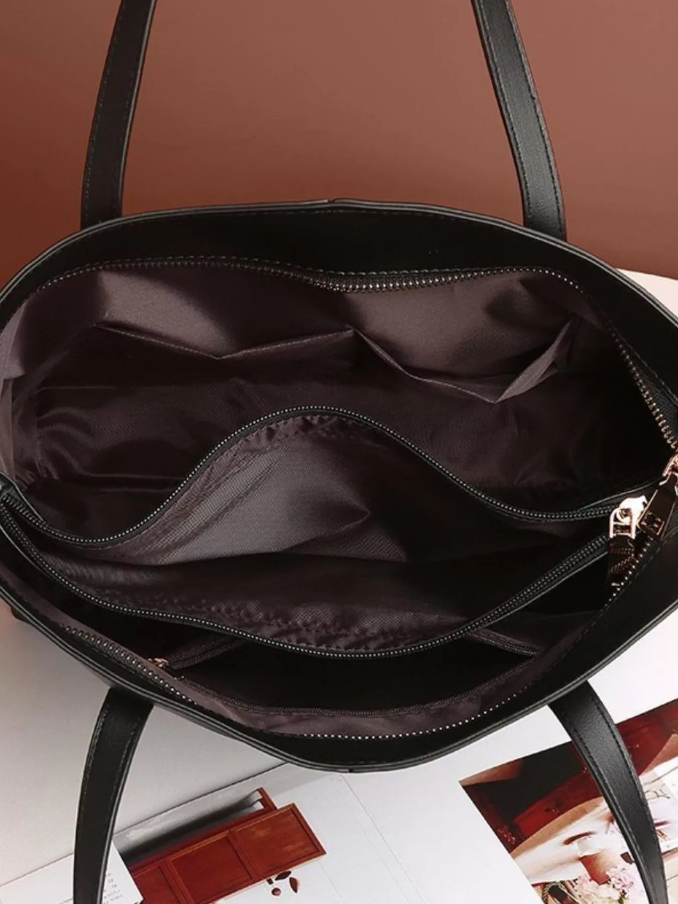 PU Leather Tote Bag