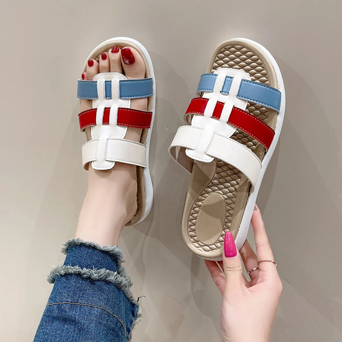 Open Toe Platform Sandals
