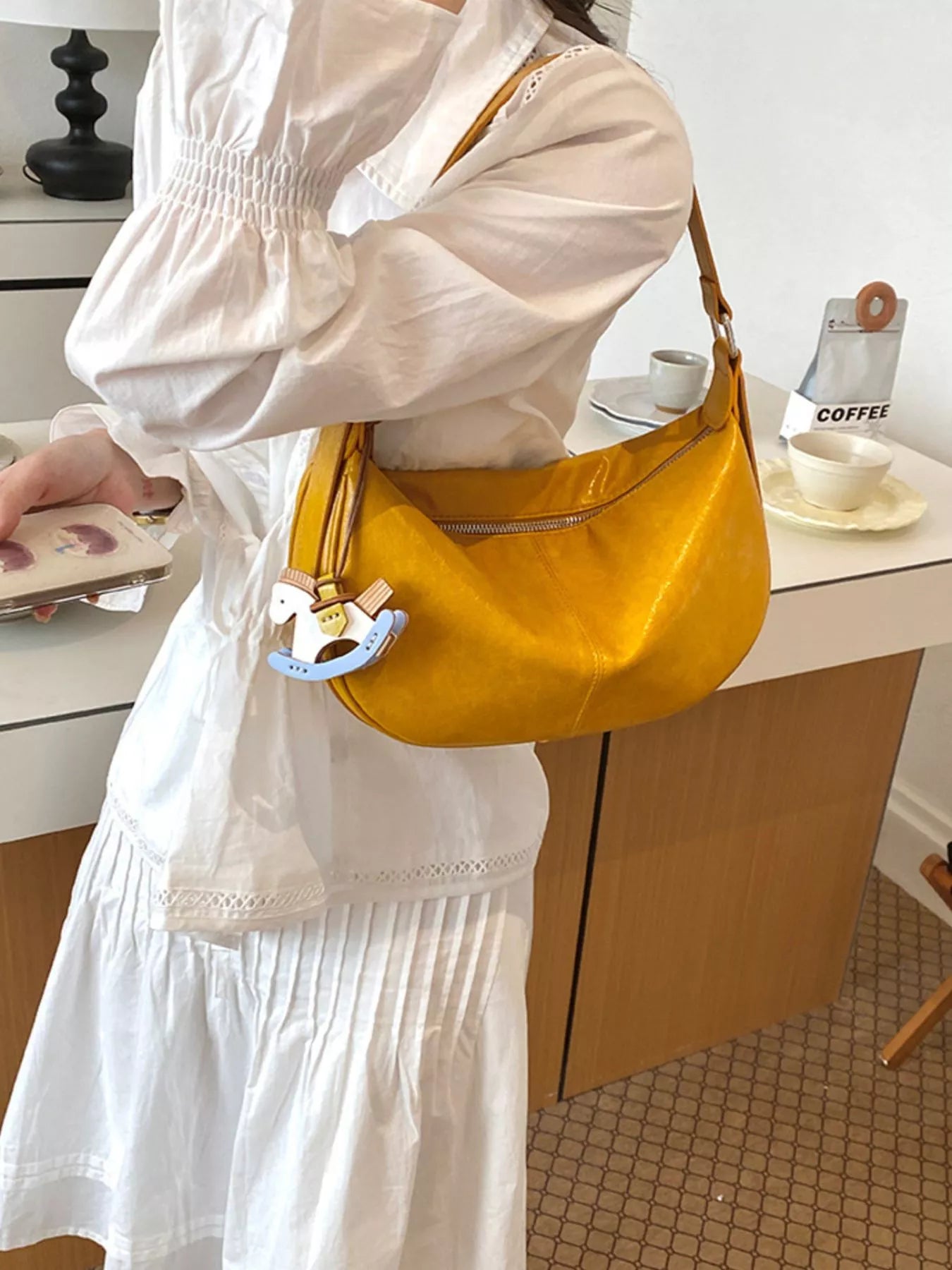 PU Leather Shoulder Bag