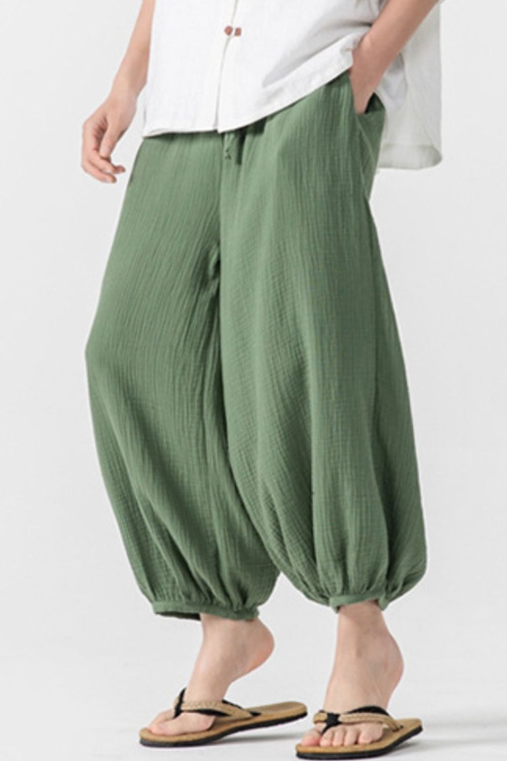 Men's Plus Size Loose Fit Harem Pants