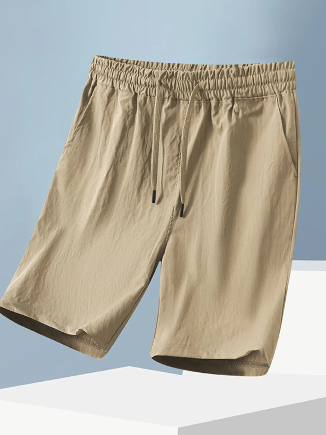 Men's Plus Size Casual Drawstring Shorts