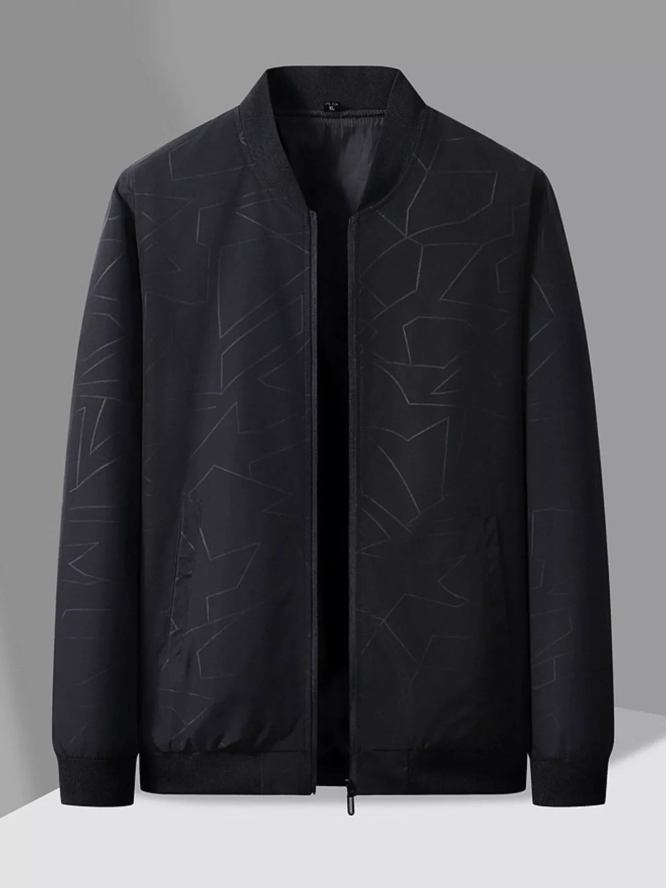 Men's Plus Size Lightweight Zip Up Jacket