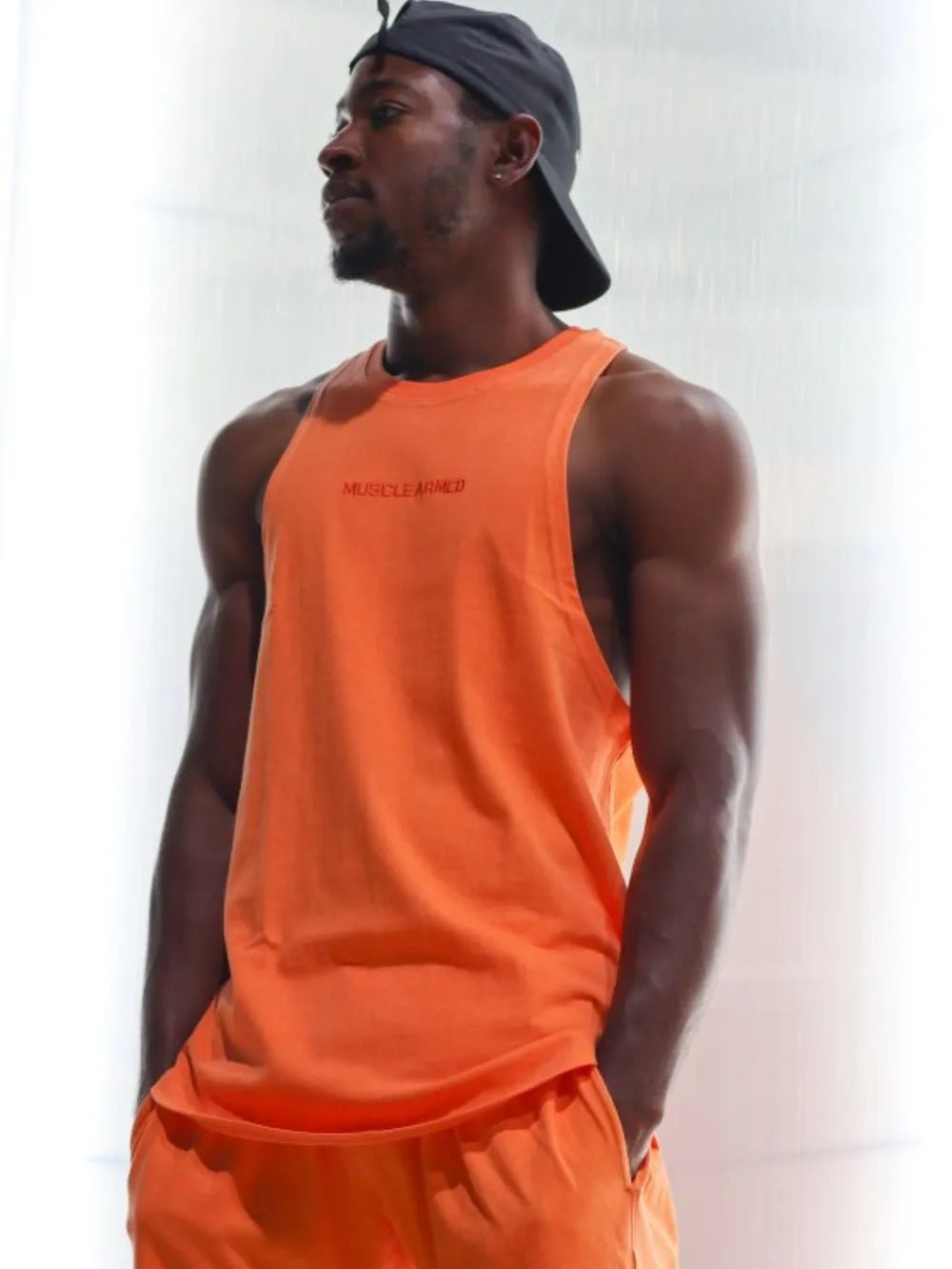 Men's Plus Size Round Neck Tank
