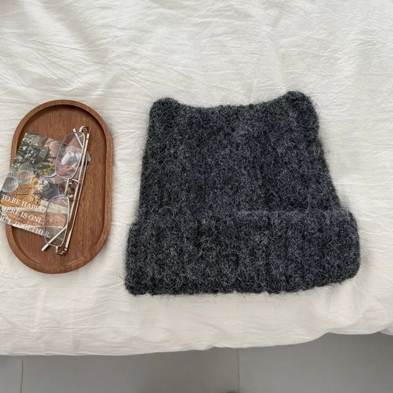 Cute Cat Ear Knitted Beanie Hat