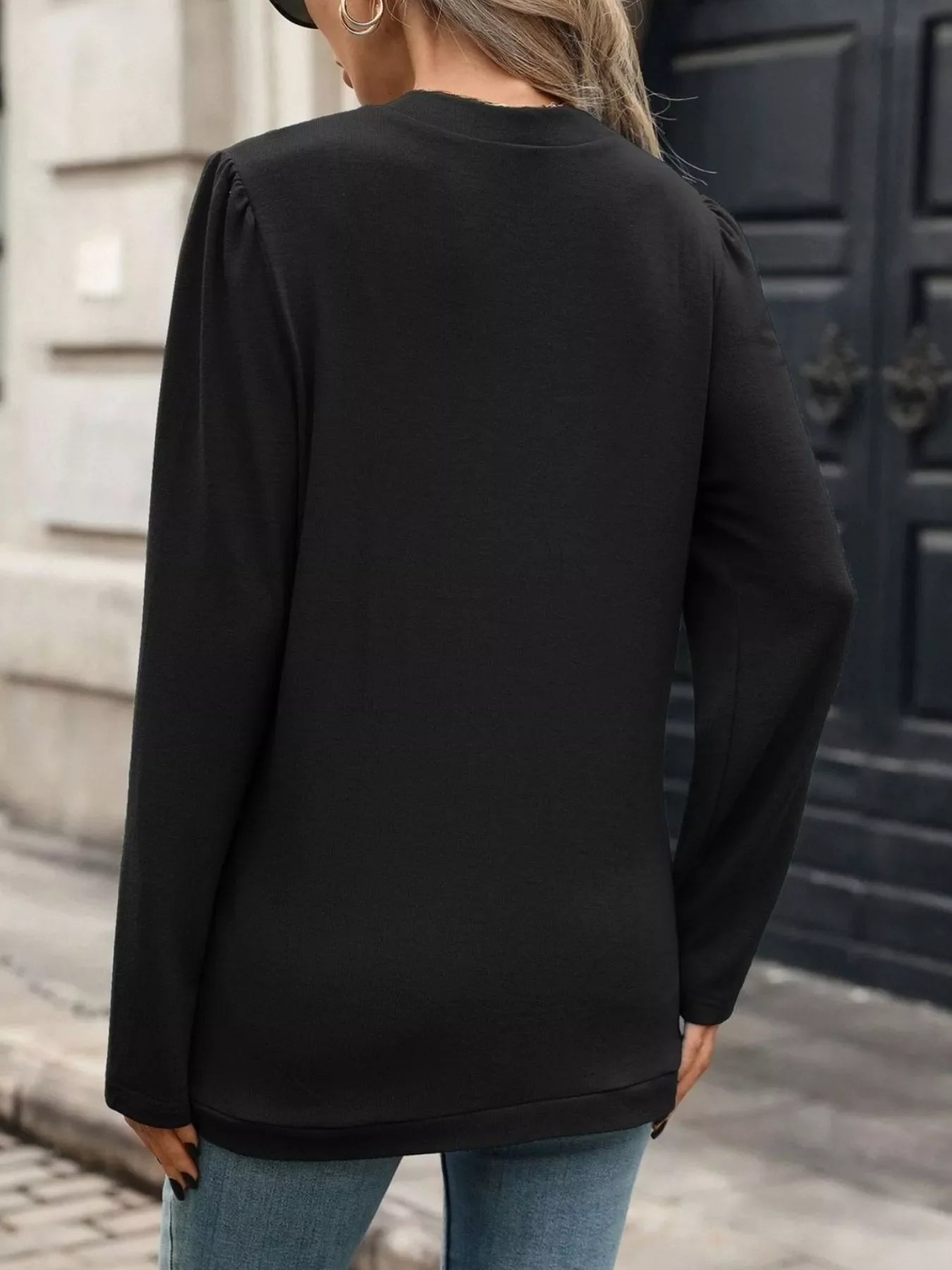 Open Front Long Sleeve Cardigan