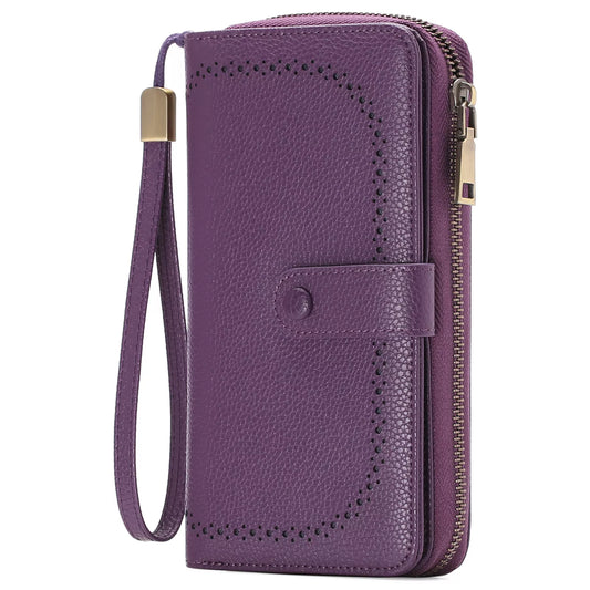 Leather Long Wallet