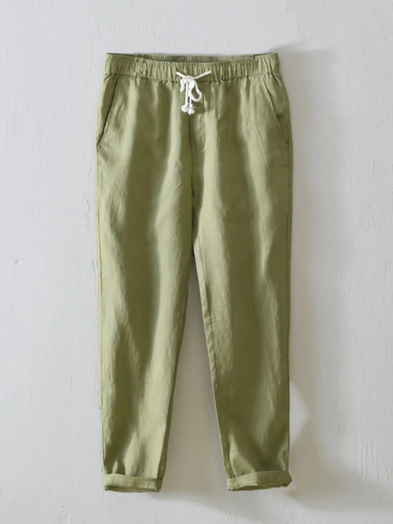 Men's Plus Size Drawstring Loose Fit Pants