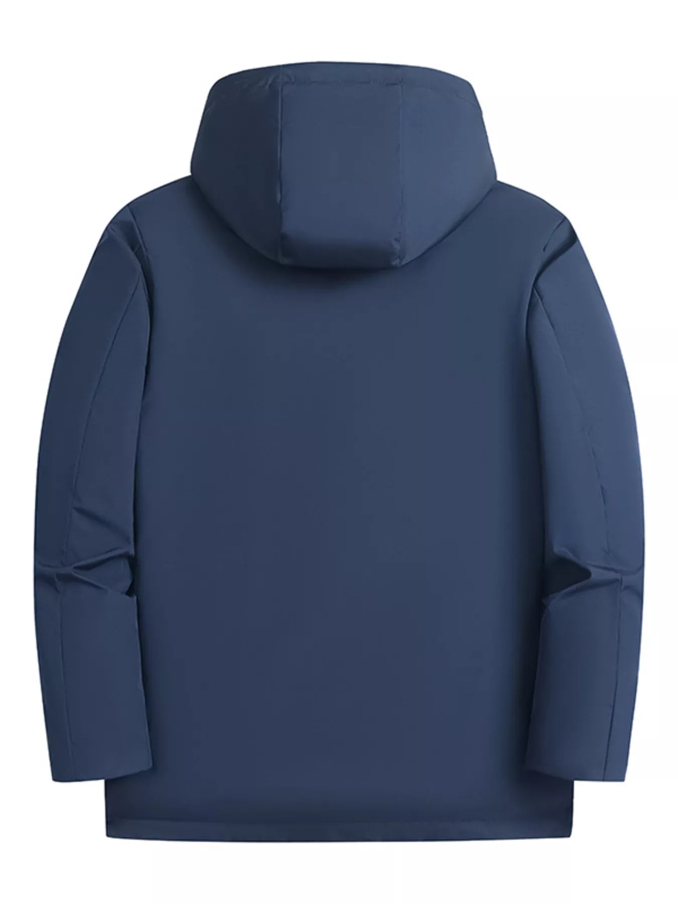 Men's Plus Size Fleece Lined Hooded Winter Coat