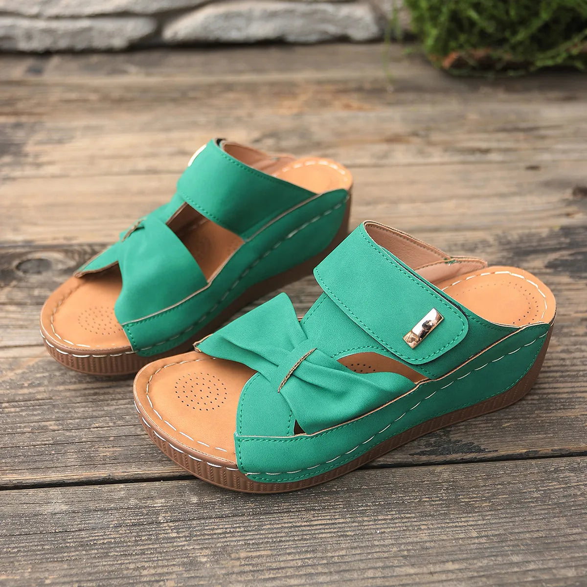 Open Toe Wedge Sandals