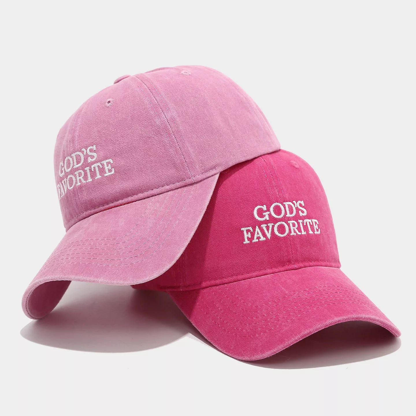 Embroidered Washed Baseball Cap