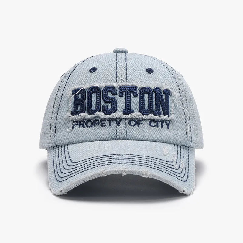 Letter Adjustable Cotton Baseball Cap