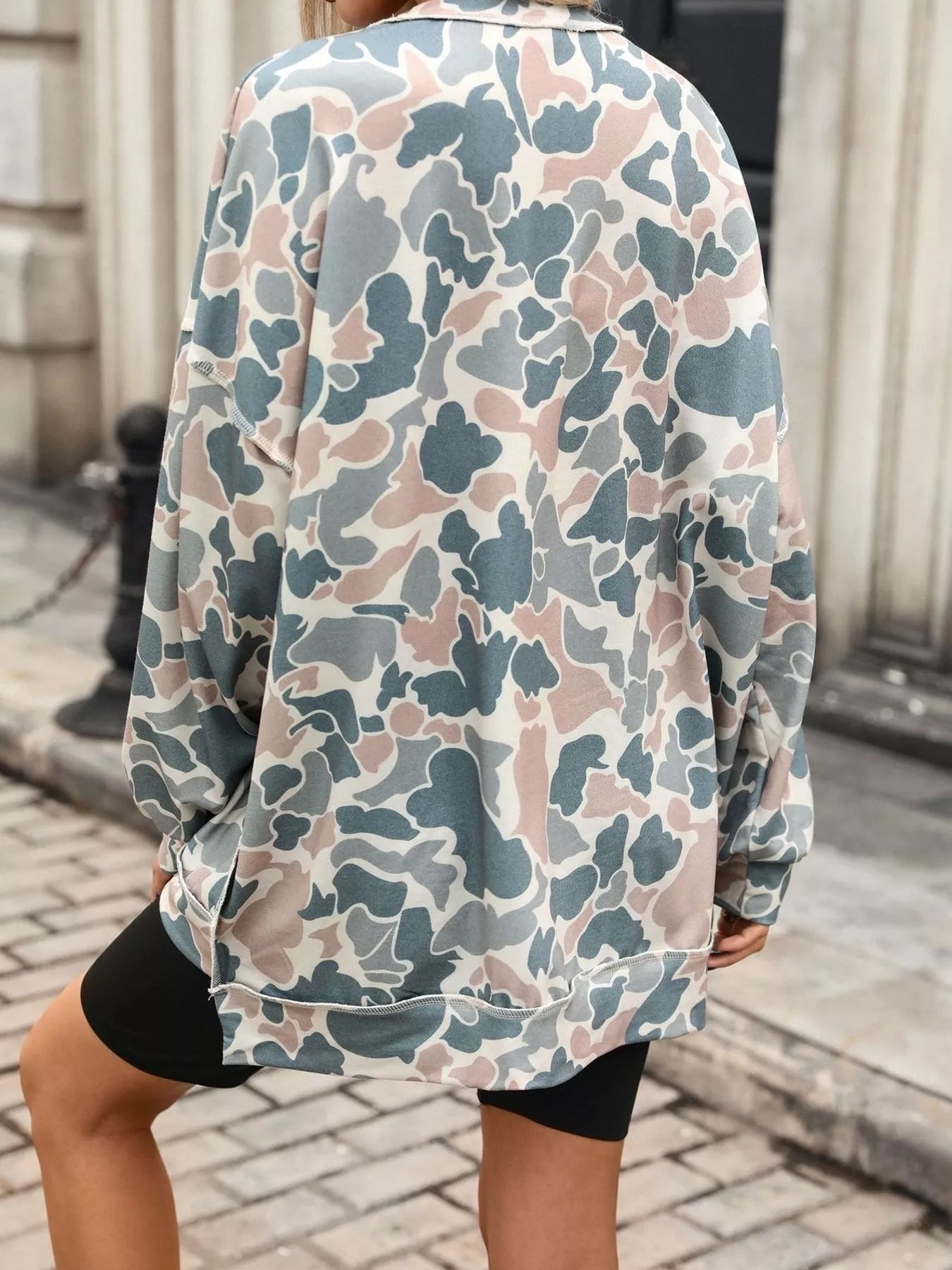 Printed Round Neck Sweatshirt