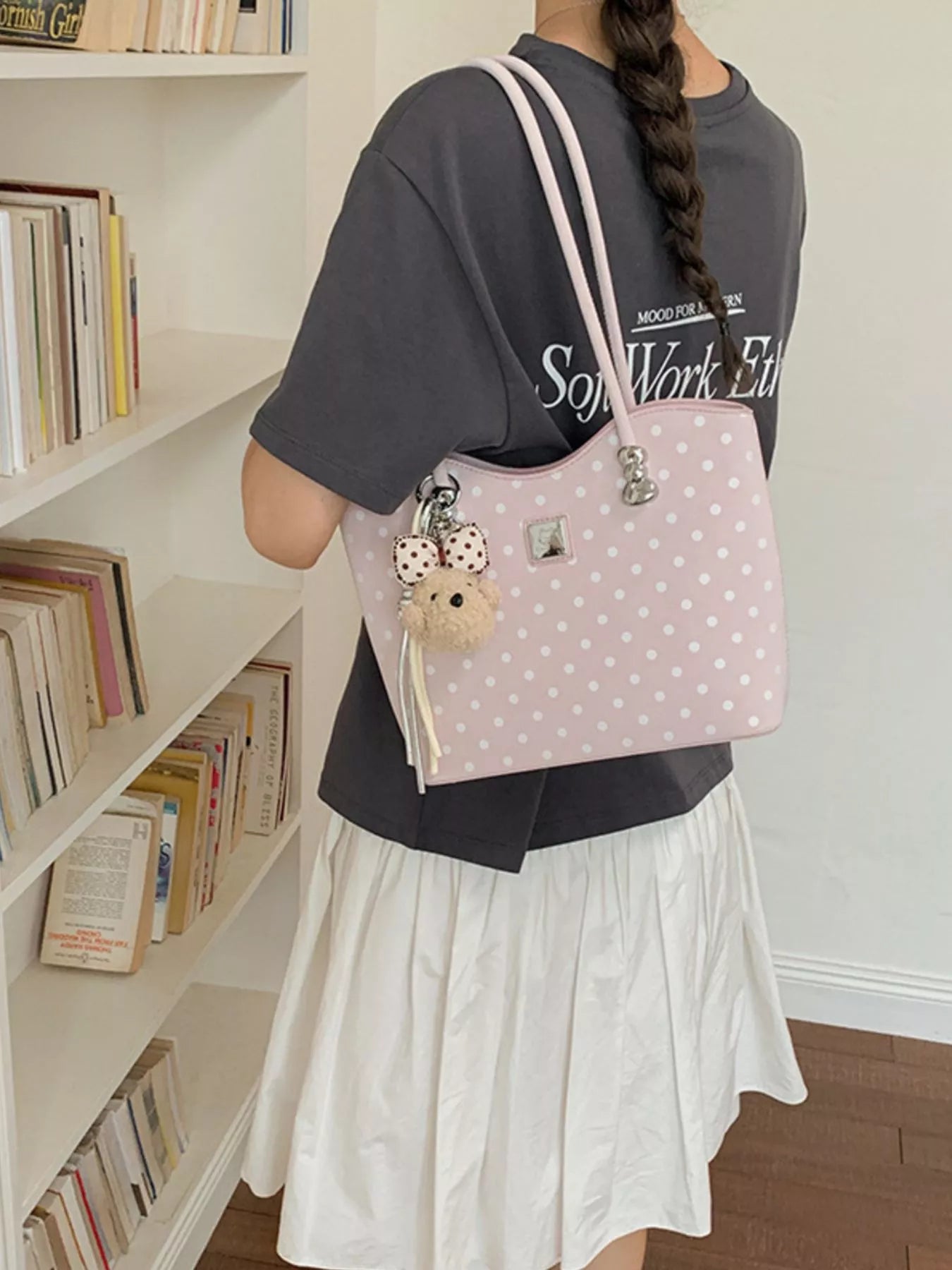 Polka Dot Shoulder Bag