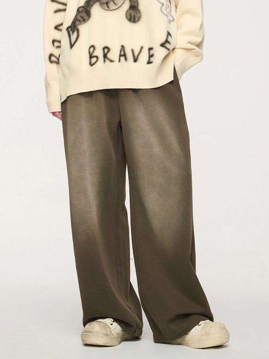 Men's Drawstring Wide Leg Comfort Pants