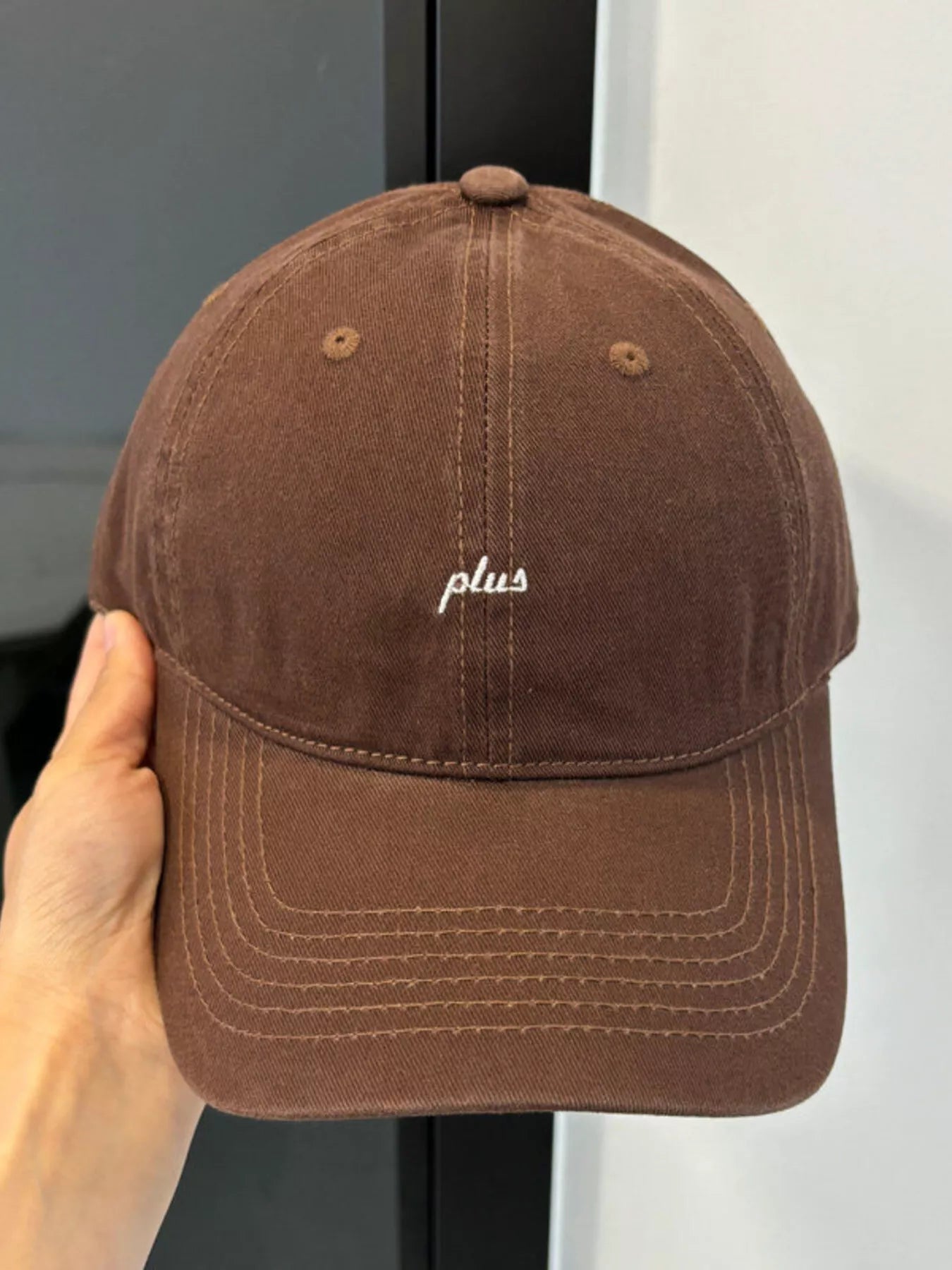 Embroidered Letter Baseball Cap