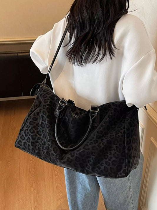 Leopard Print Travel Bag