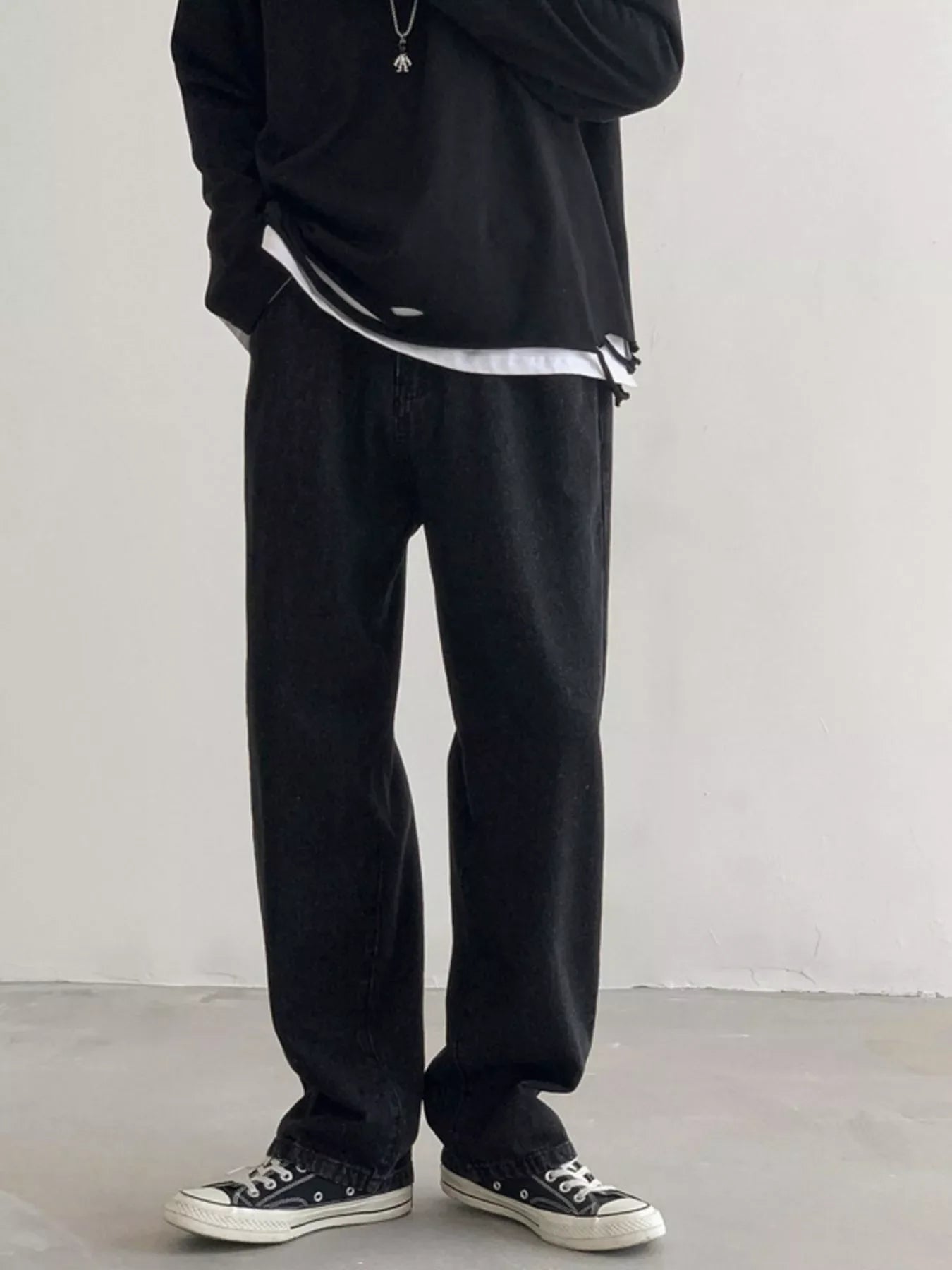 Men's Wash Loose Fit Jeans