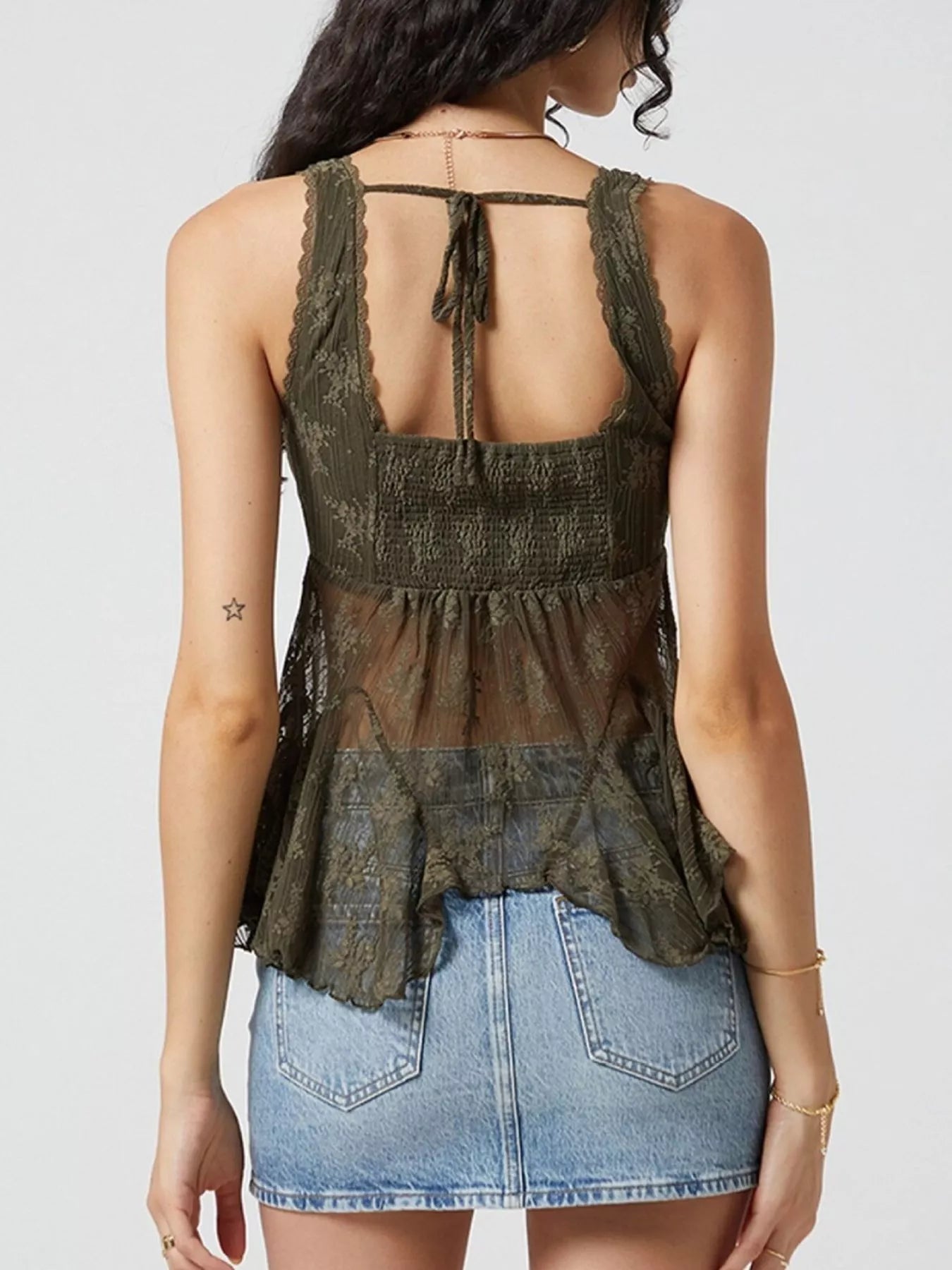Lace V-Neck Tank