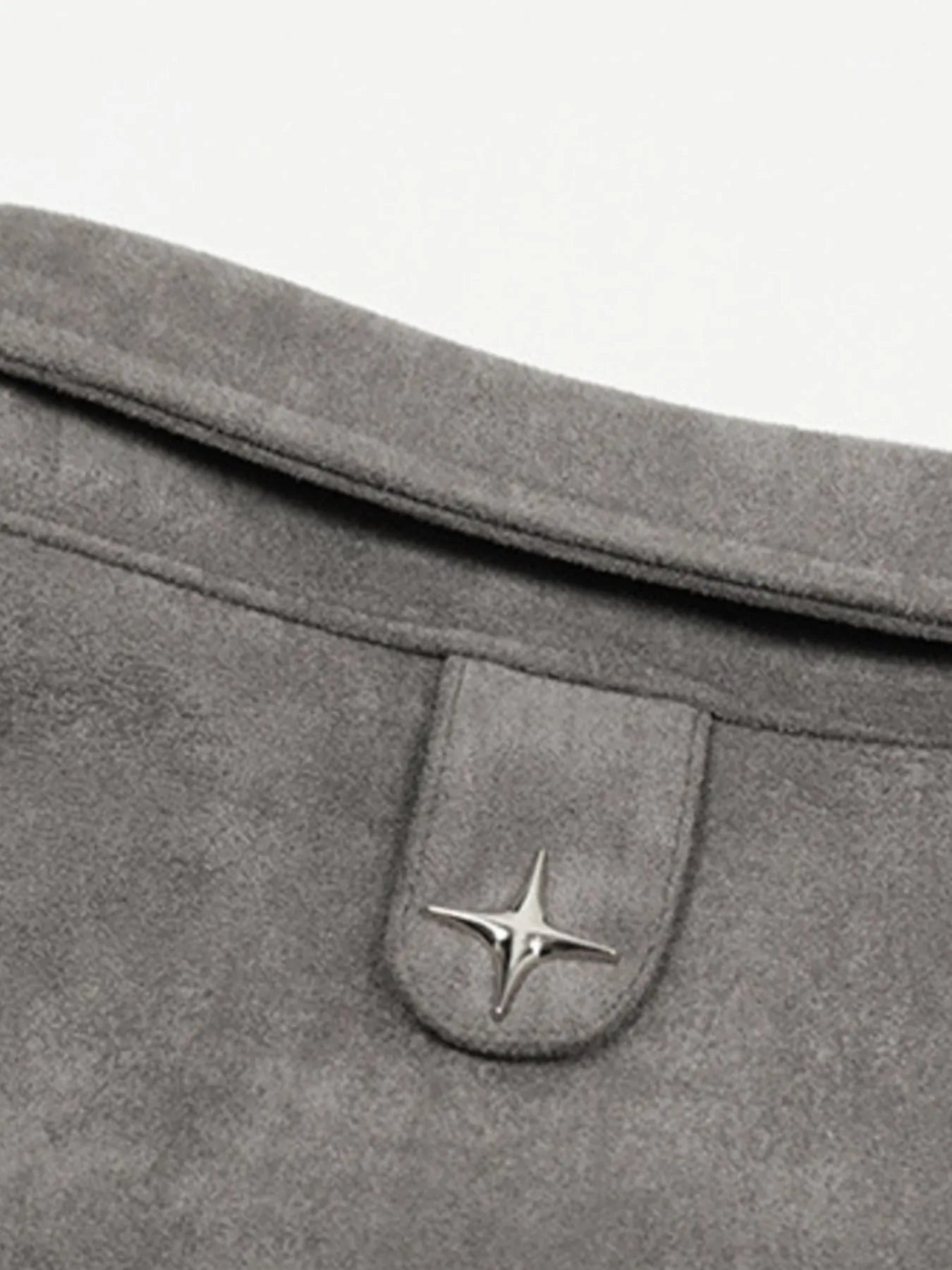 Men's Collared Neck Long Sleeve Jacket