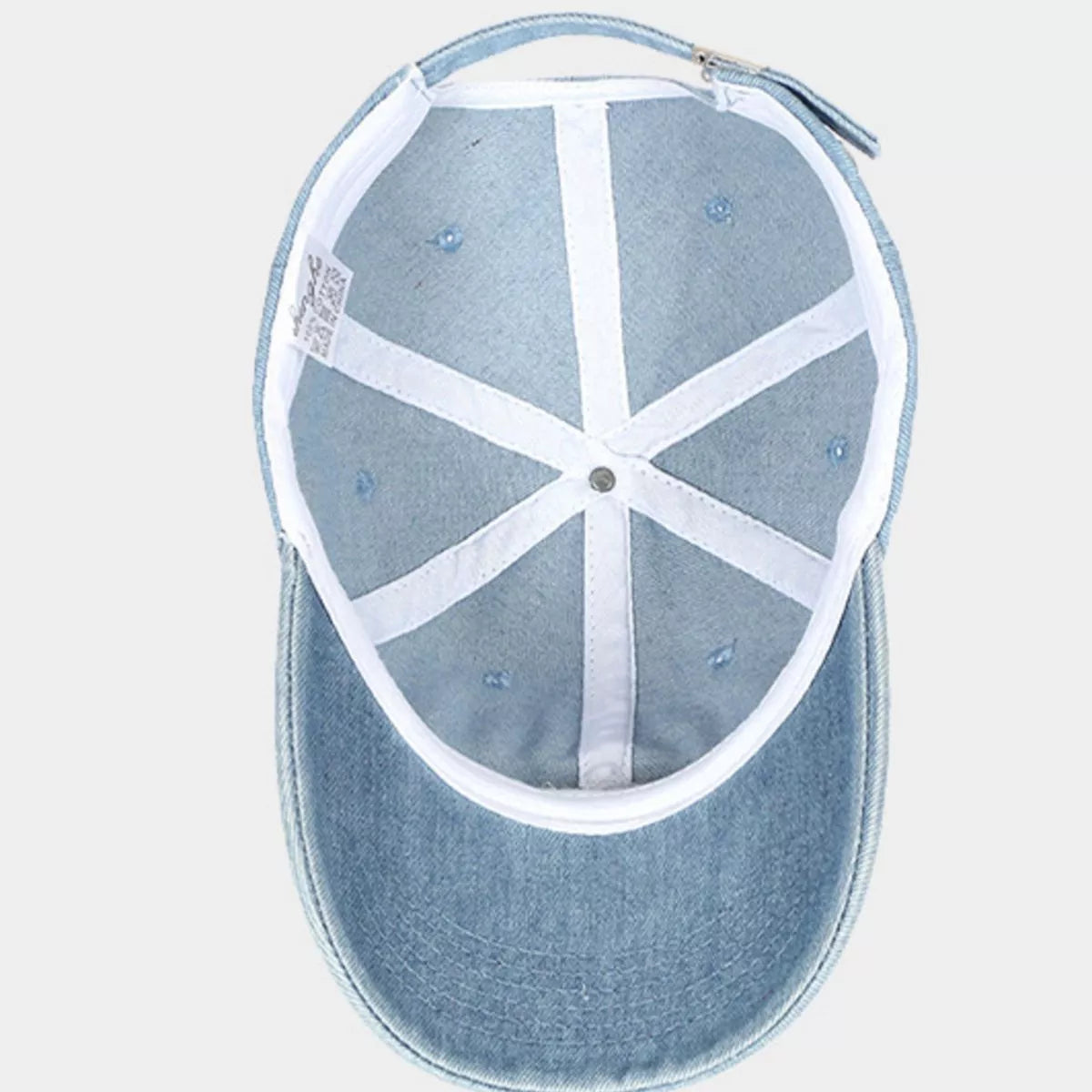New York City Embroidered Denim Baseball Cap