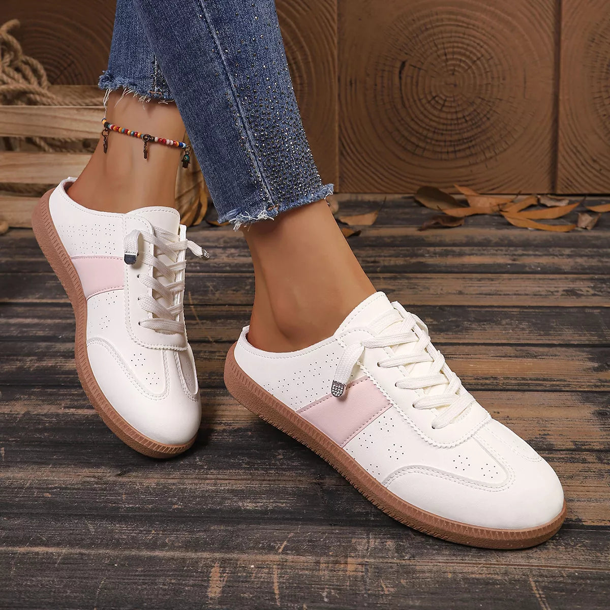 Round Toe Slip-Ons