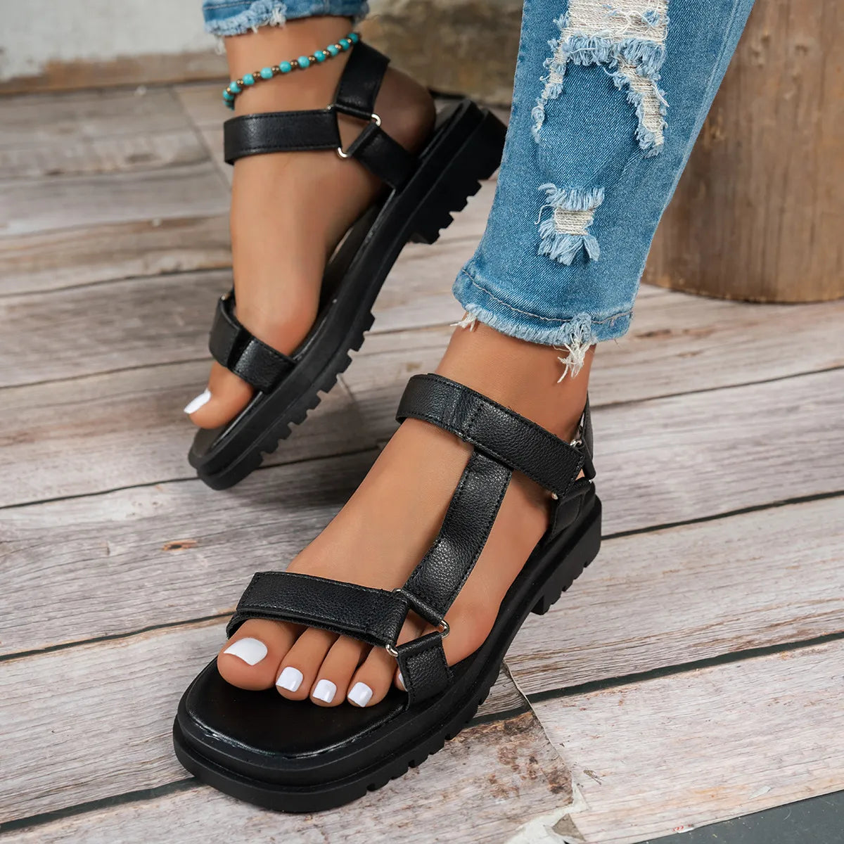 Open Toe Platform Sandals