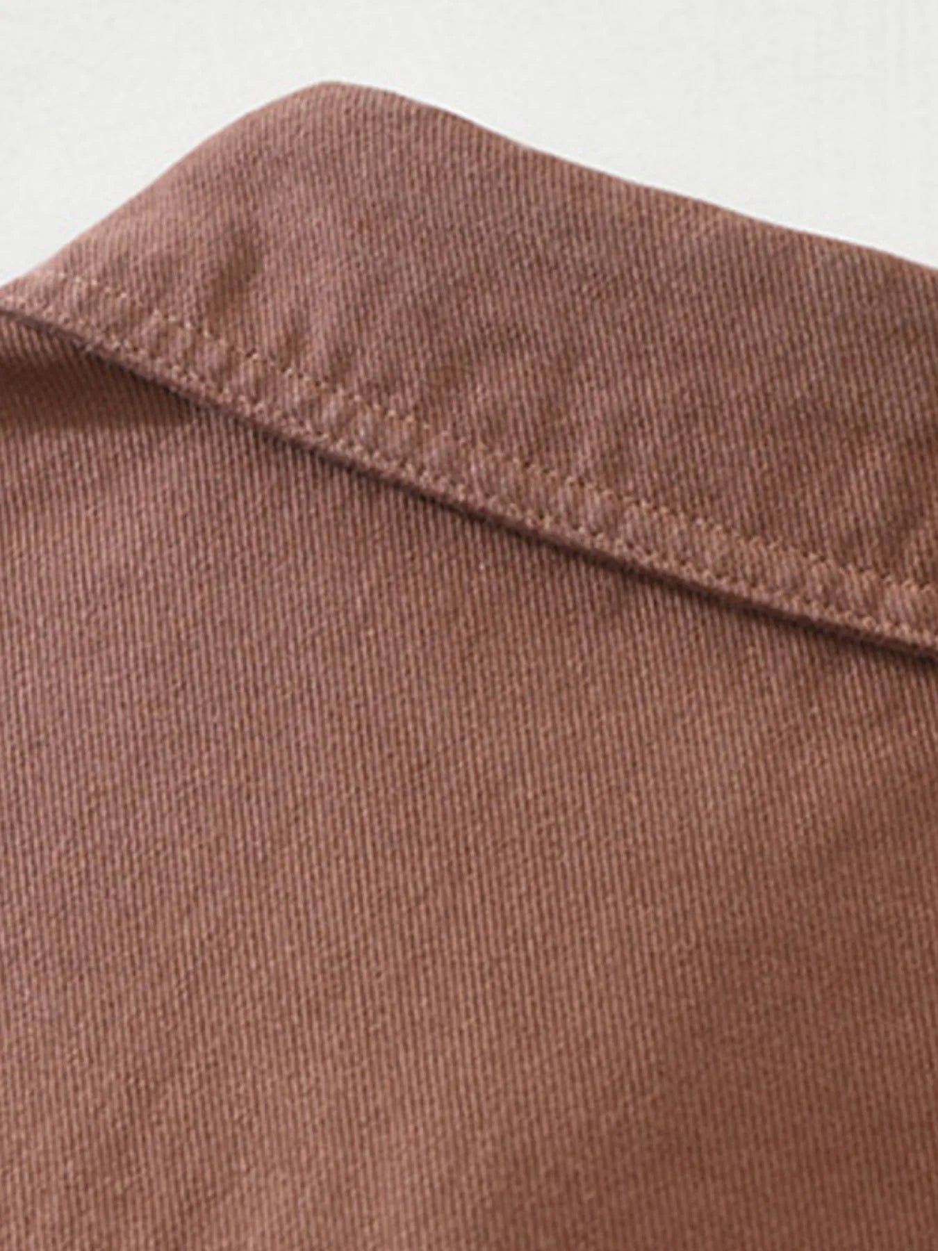 Men's Plus Size Button Detail Long Sleeve Shirt