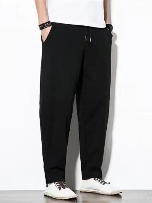 Men's Full Size Loose Fit Pants Plus Size
