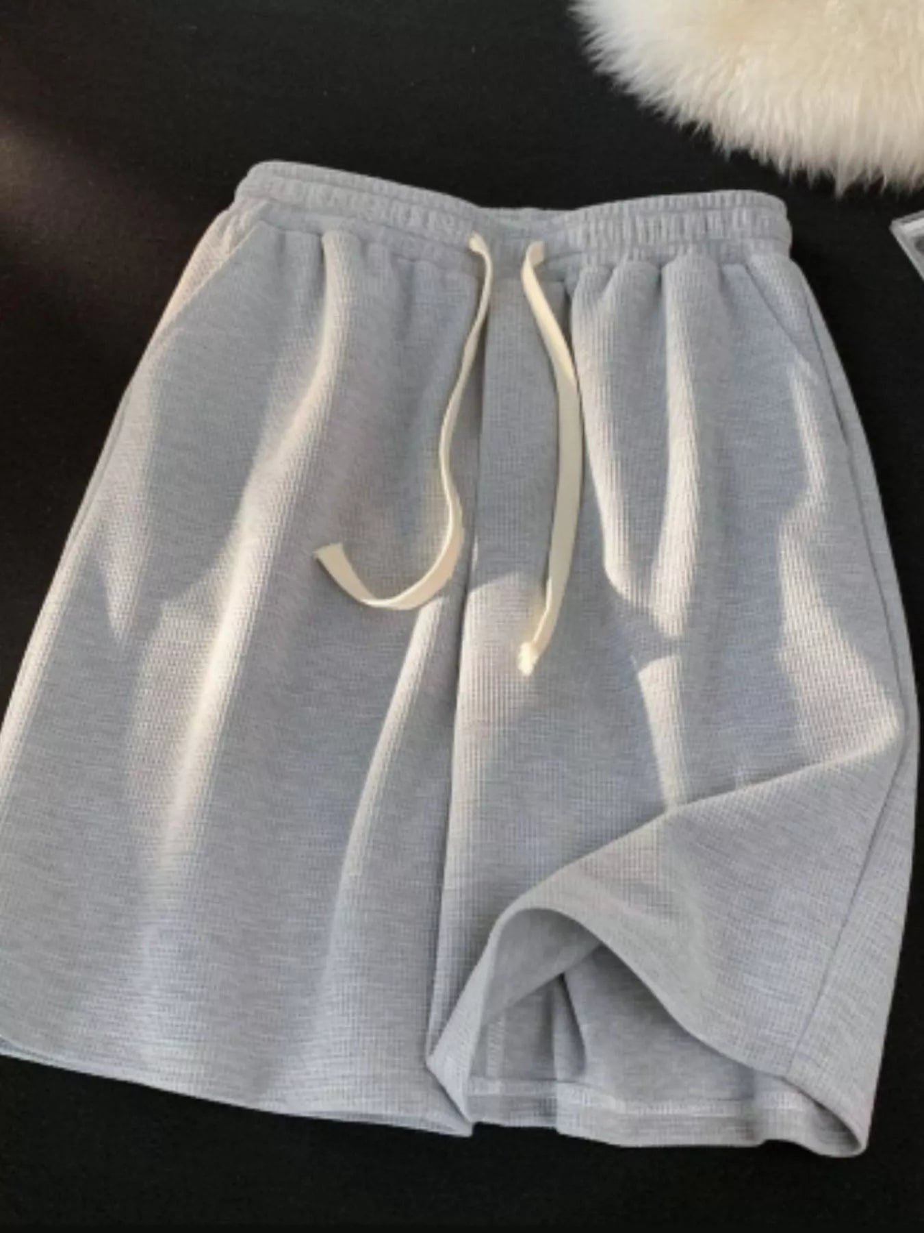 Men's Plus Size Casual Drawstring Shorts