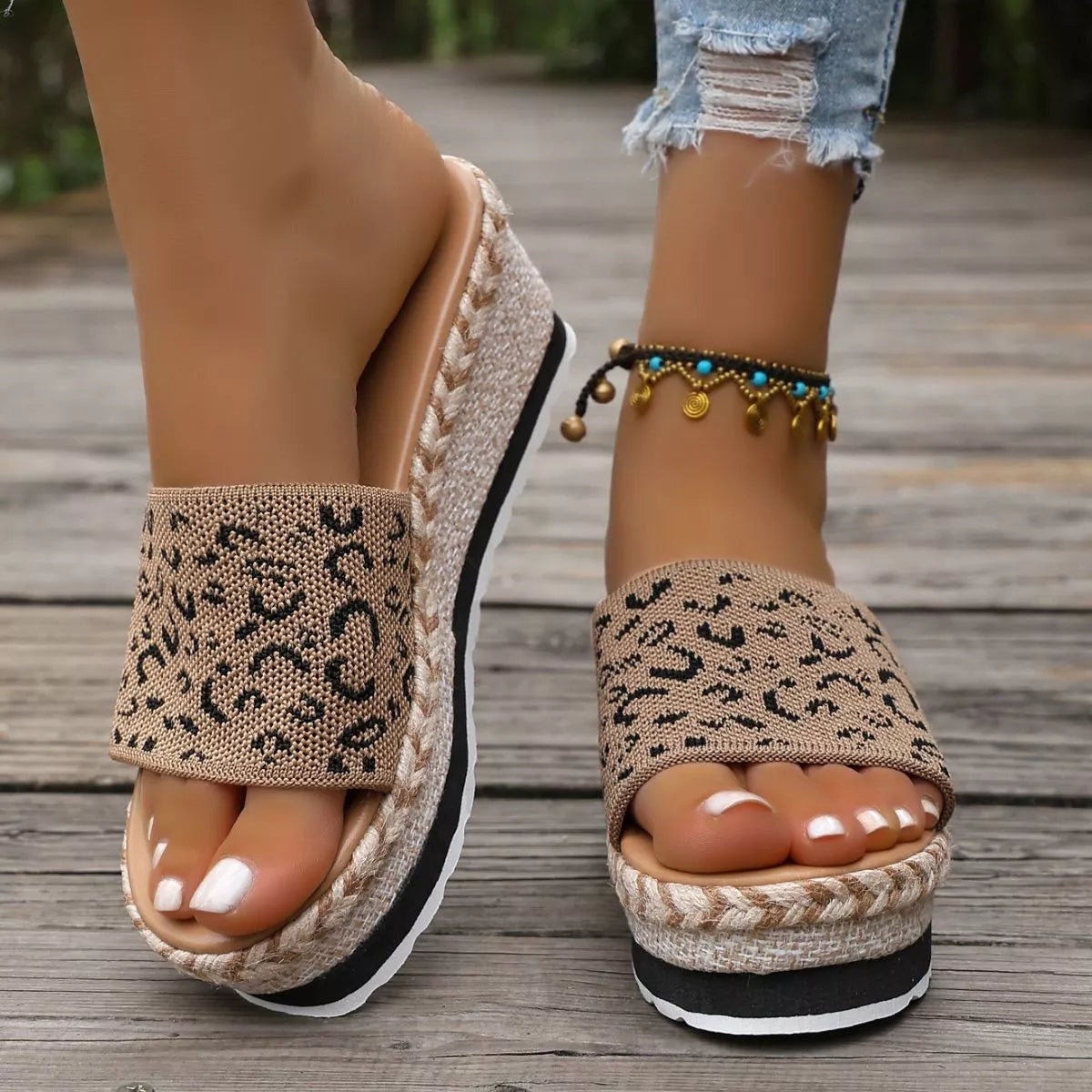 Open Toe Platform Sandals