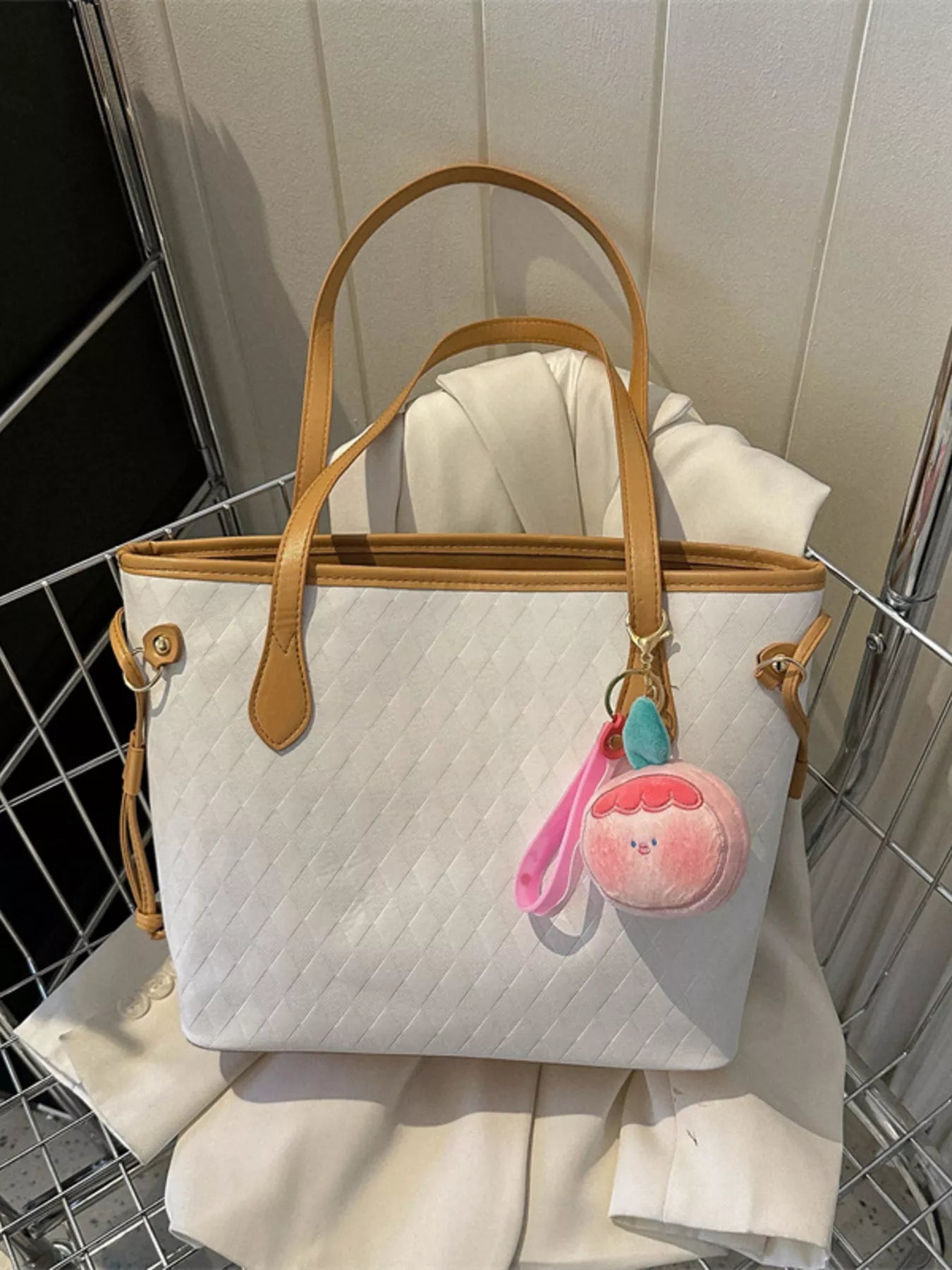 Woven Pattern Tote Bag
