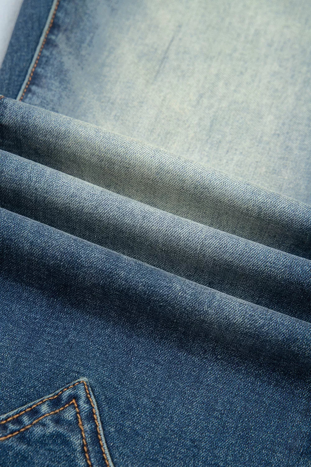 Pocket Detail Flare Leg Jeans