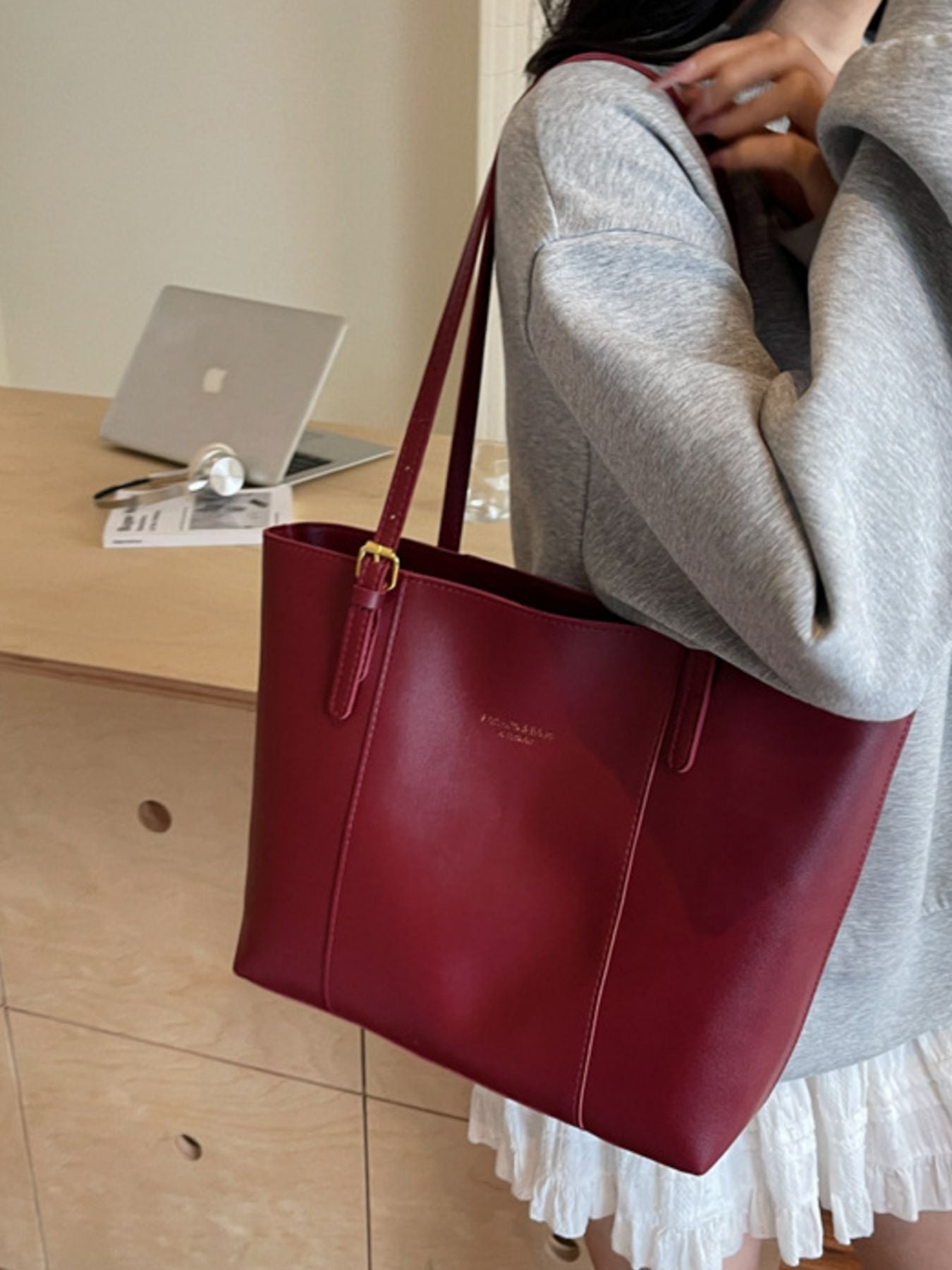 PU Leather Tote Bag
