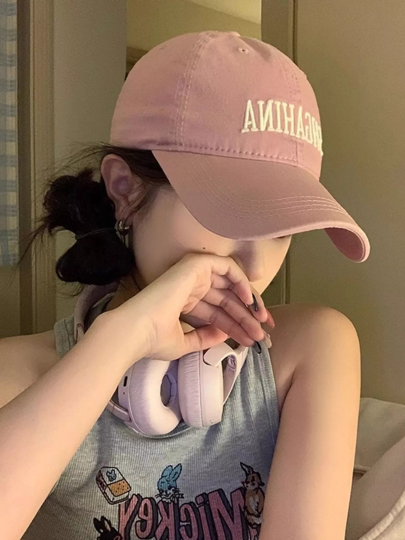 Embroidered Letter Baseball Cap