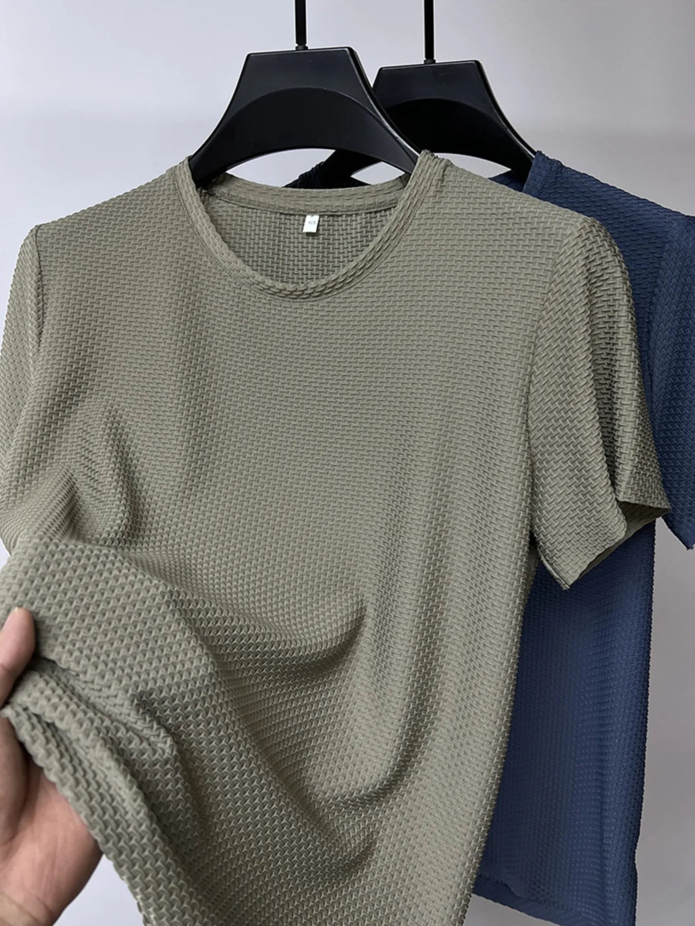 Men's Plus Size Round Neck Short Sleeve T-Shirt